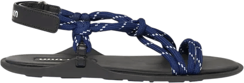 Miu Miu Nastro Cross Rope Grip-Strap Sandals