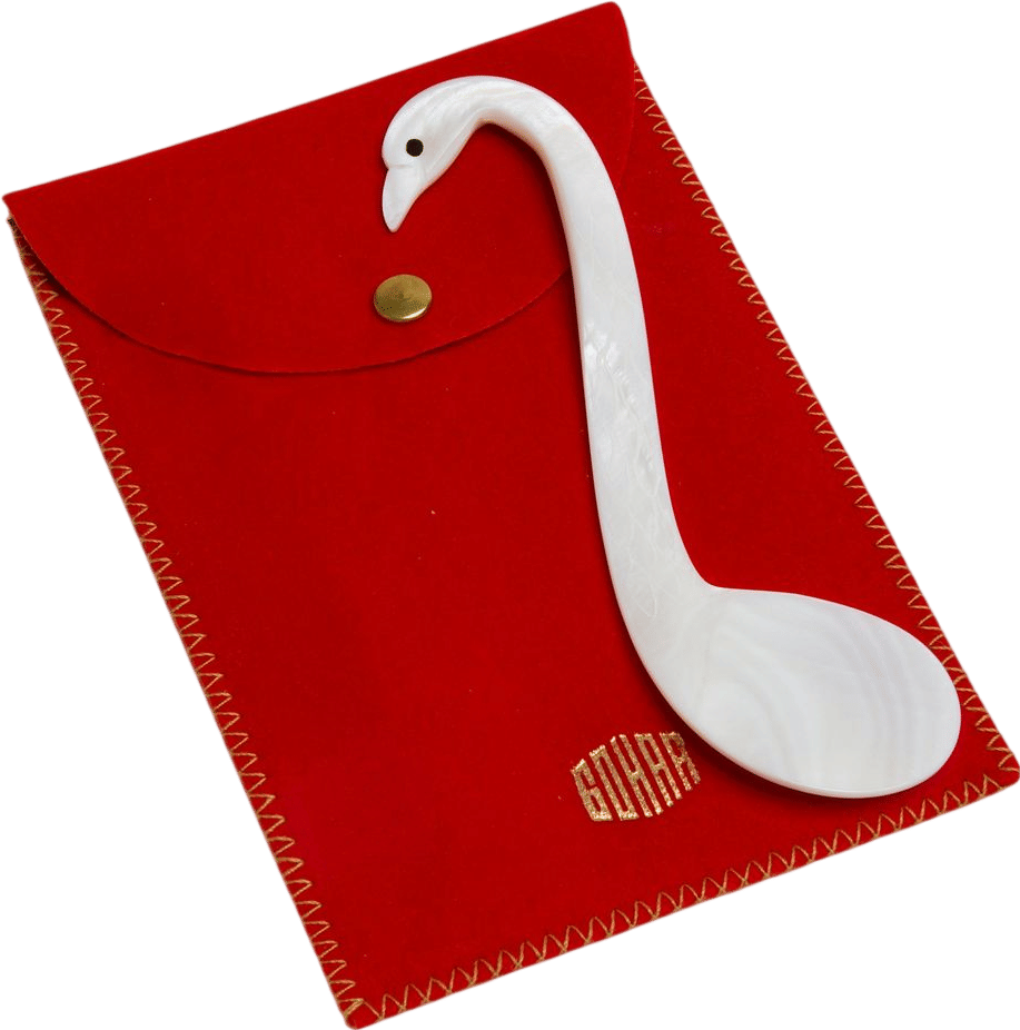 Gohar World Swan Spoon, Mother of Pearl