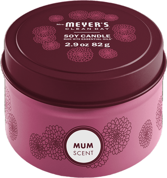 Mrs. Meyer's Clean Day Mum Tin Candle
