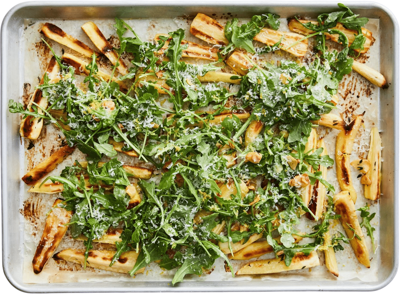 Parsnips With Miso and Parmesan