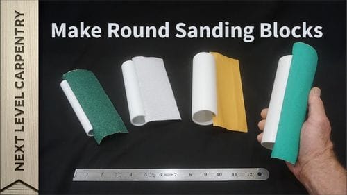 How to Make Round Sanding Blocks