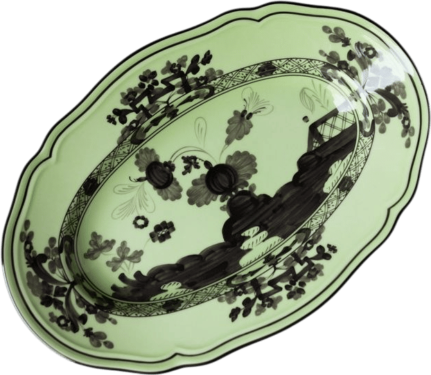 Oriente Italiano Antico Doccia Pickle Dish