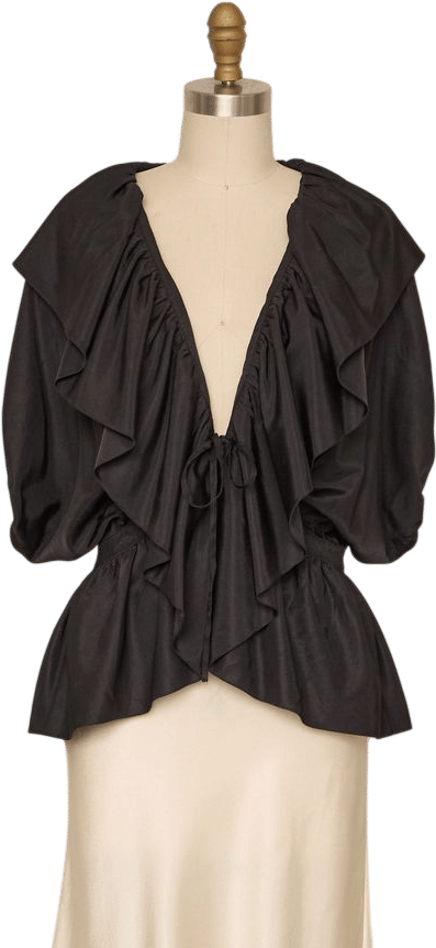 Vintage Black Cocoon Cardigan | Khata Space