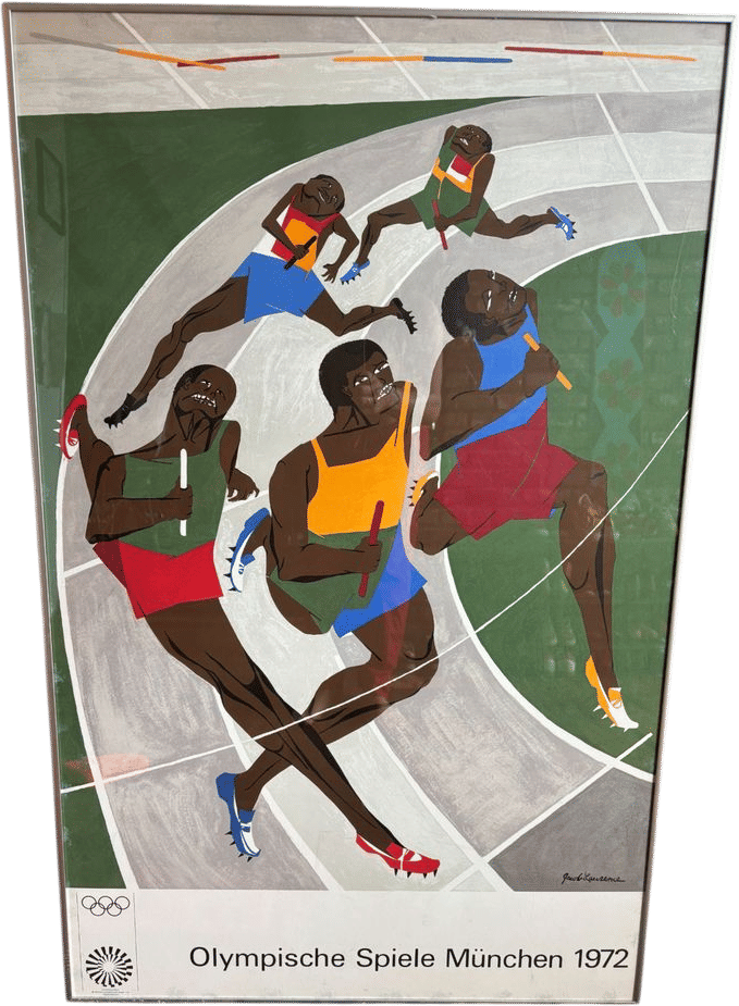 The Runners (1972 Munich Olympics Poster)