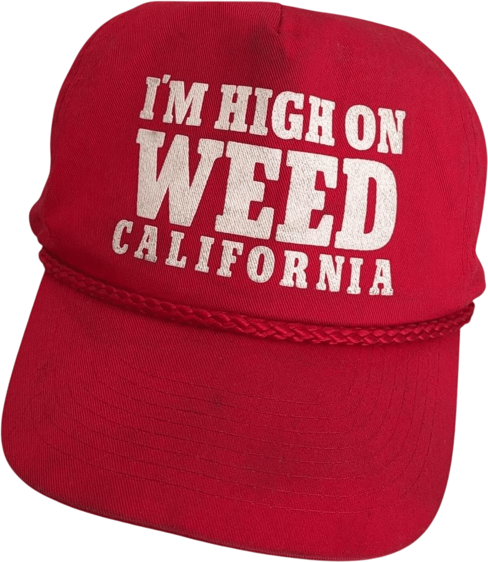 "I'm High On Weed" California Trucker Hat