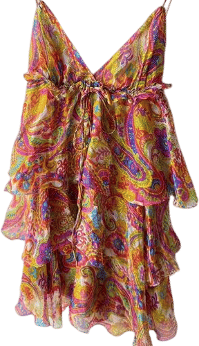 Dolce & Gabbana 1971 silk paisley dress