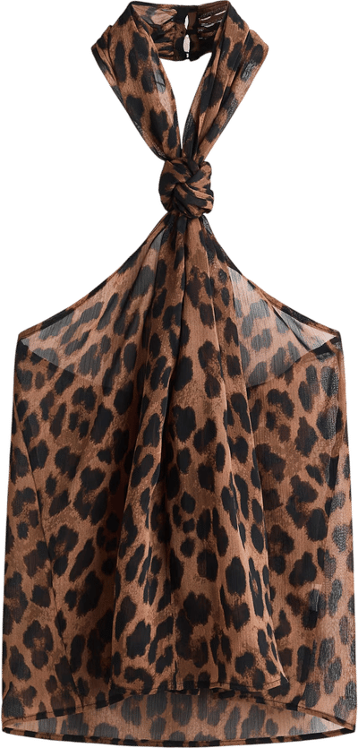 Leopard Print Scarf