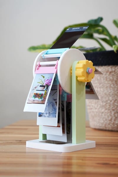 Instax Mini Rolodex Photo Display Stand