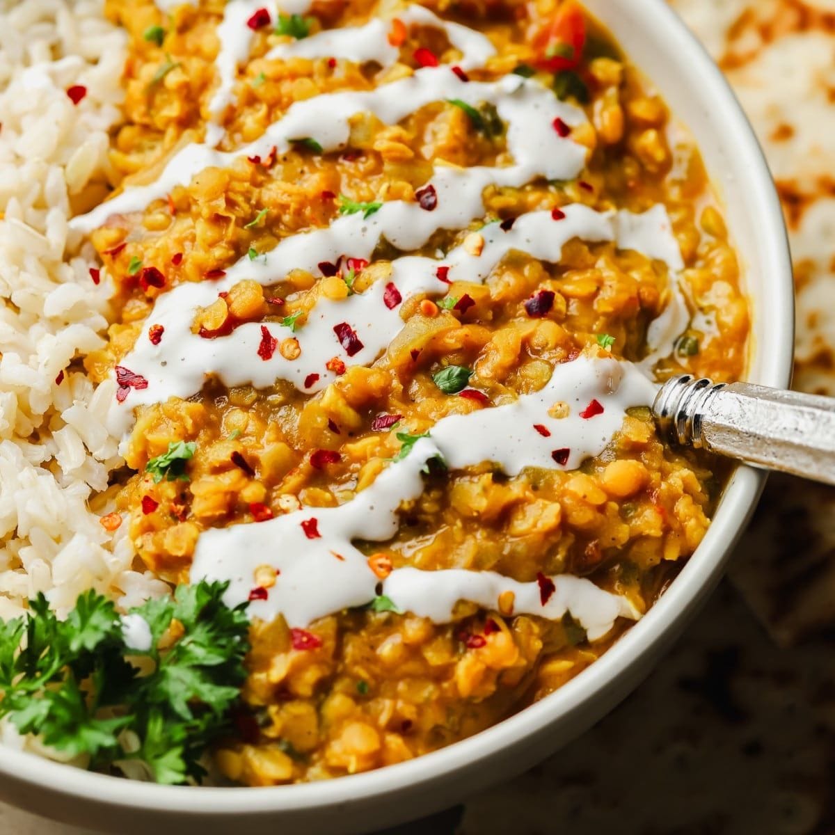 Quick & Easy Red Lentil Dahl