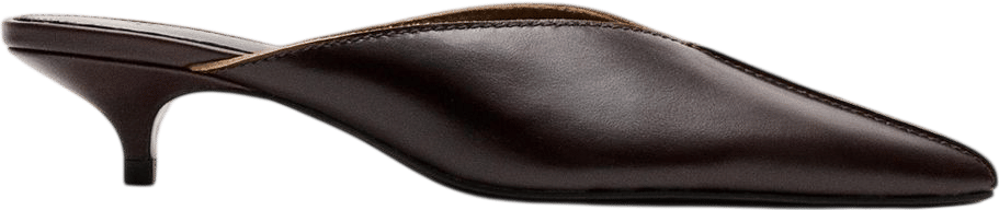 Massimo Dutti Heeled Mule Shoe