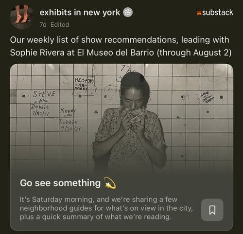 exhibits in new york | substack