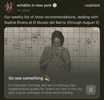 Exhibits in New York
