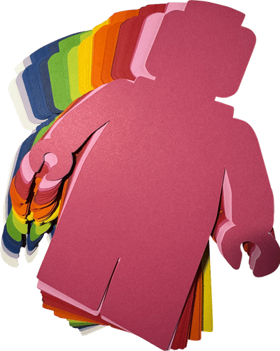 30 Block People Cutouts