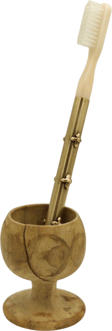 Brass Toothbrush Handle