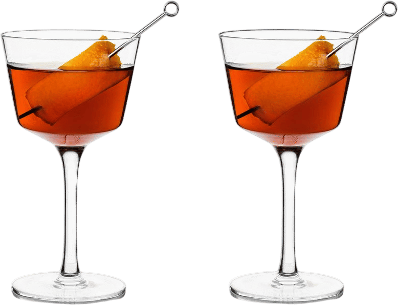Viski Nick & Nora Glasses