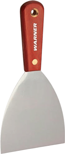 Warner 4" Full Flex Putty Knife, Rosewood Series