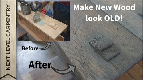 Faux Finishing Wood for Aged Appearance