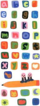 UOU CUTE Letters Stickers