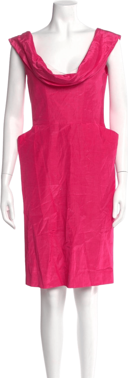 Moschino Cowl Neck Dress