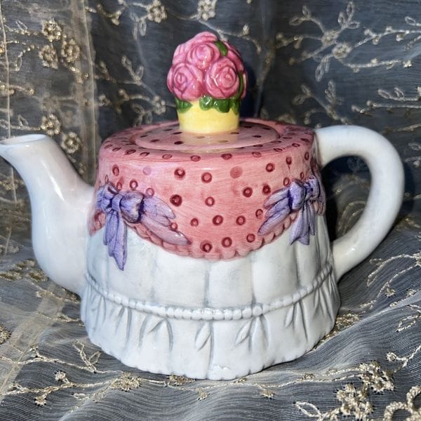 Tea pot shaped like a table 1995 Table Teapot CBK LTD ceramic