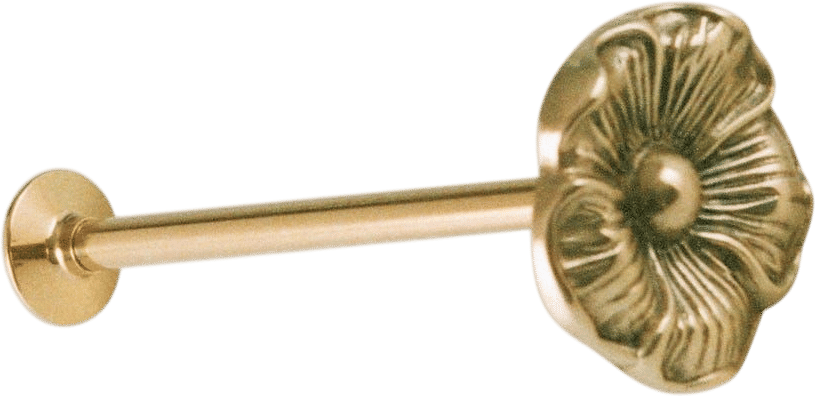 Curtain tie backs in brass