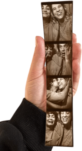 the photobooth at Vidiots