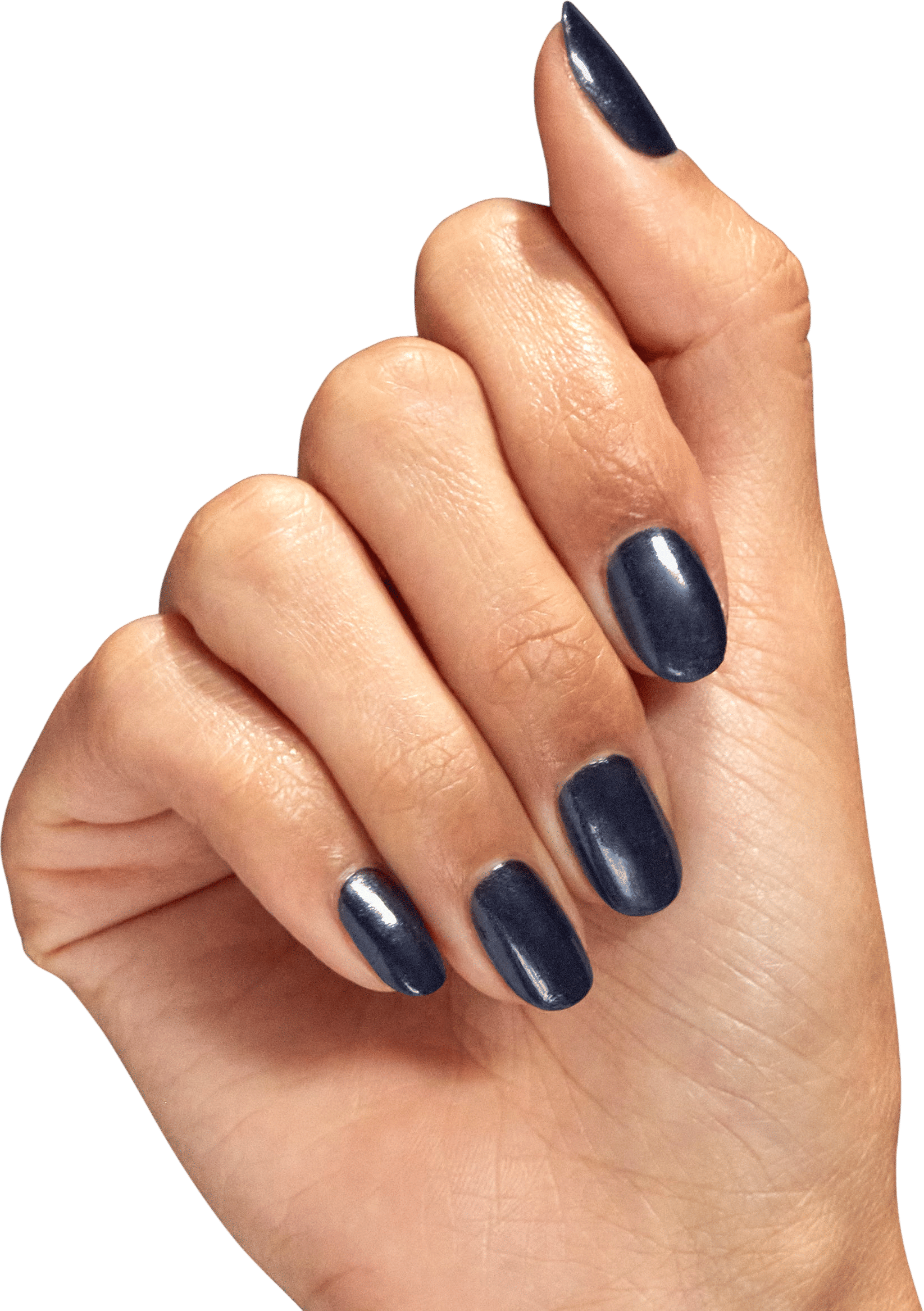 Darkest navy manicure