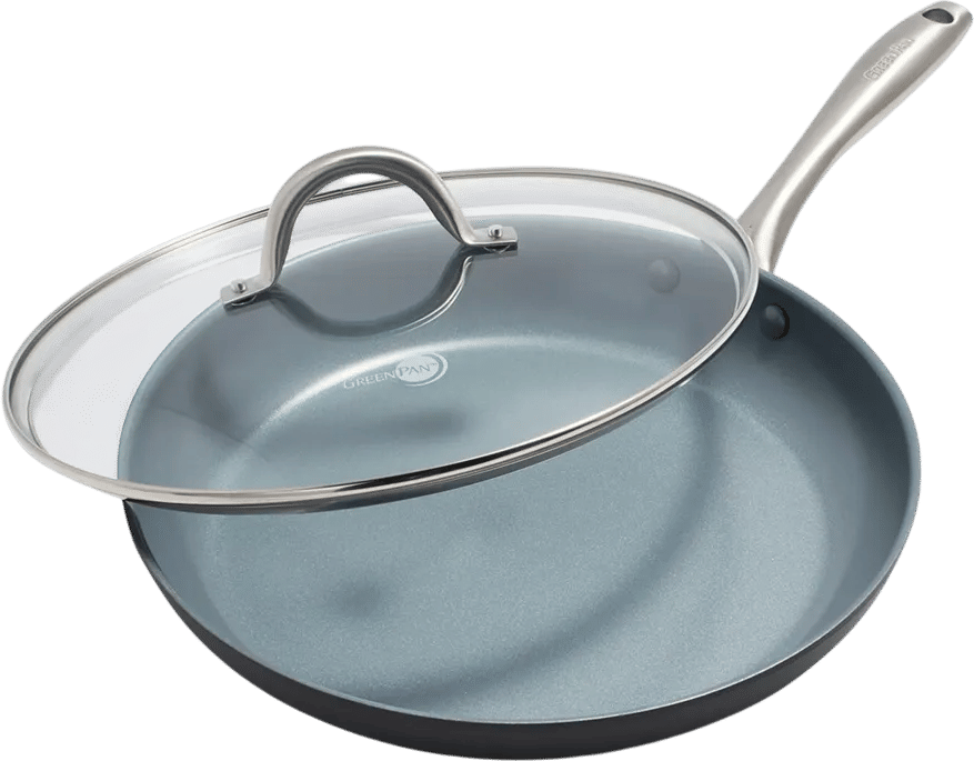Lima Healthy Ceramic Nonstick Fry Pan with Lid