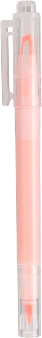 MUJI Clear Tip Double Ended Highlighter