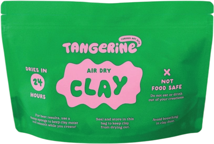 Tangerine Air Dry Clay
