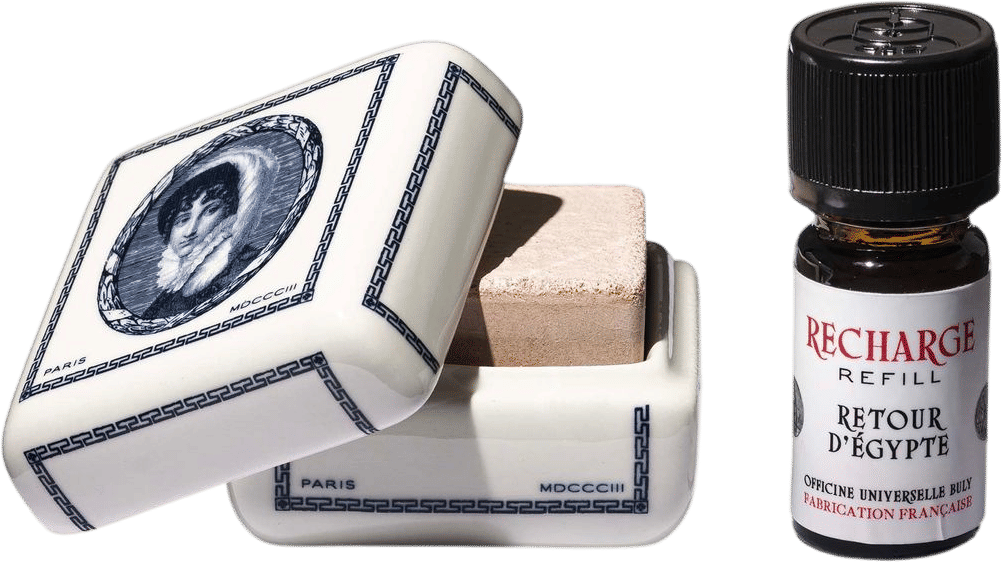 perfumed alabaster in the cutest porcelain box