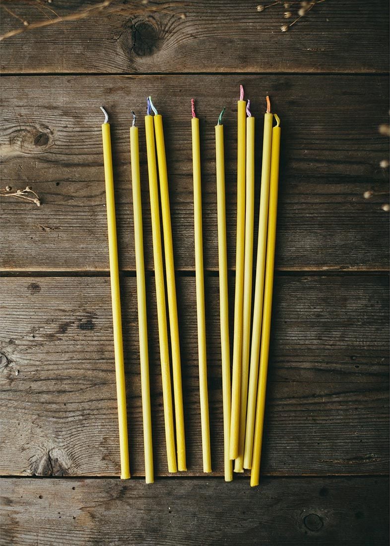 The Future Kept Slim Beeswax Candles
