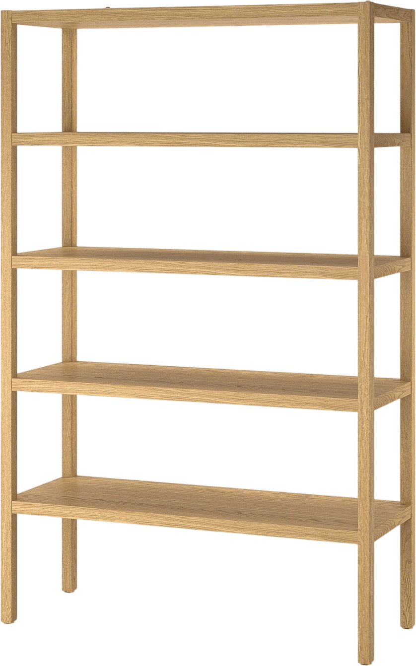STOCKHOLM 2025 shelf unit, oak veneer