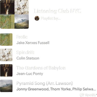 Listening Club NYC