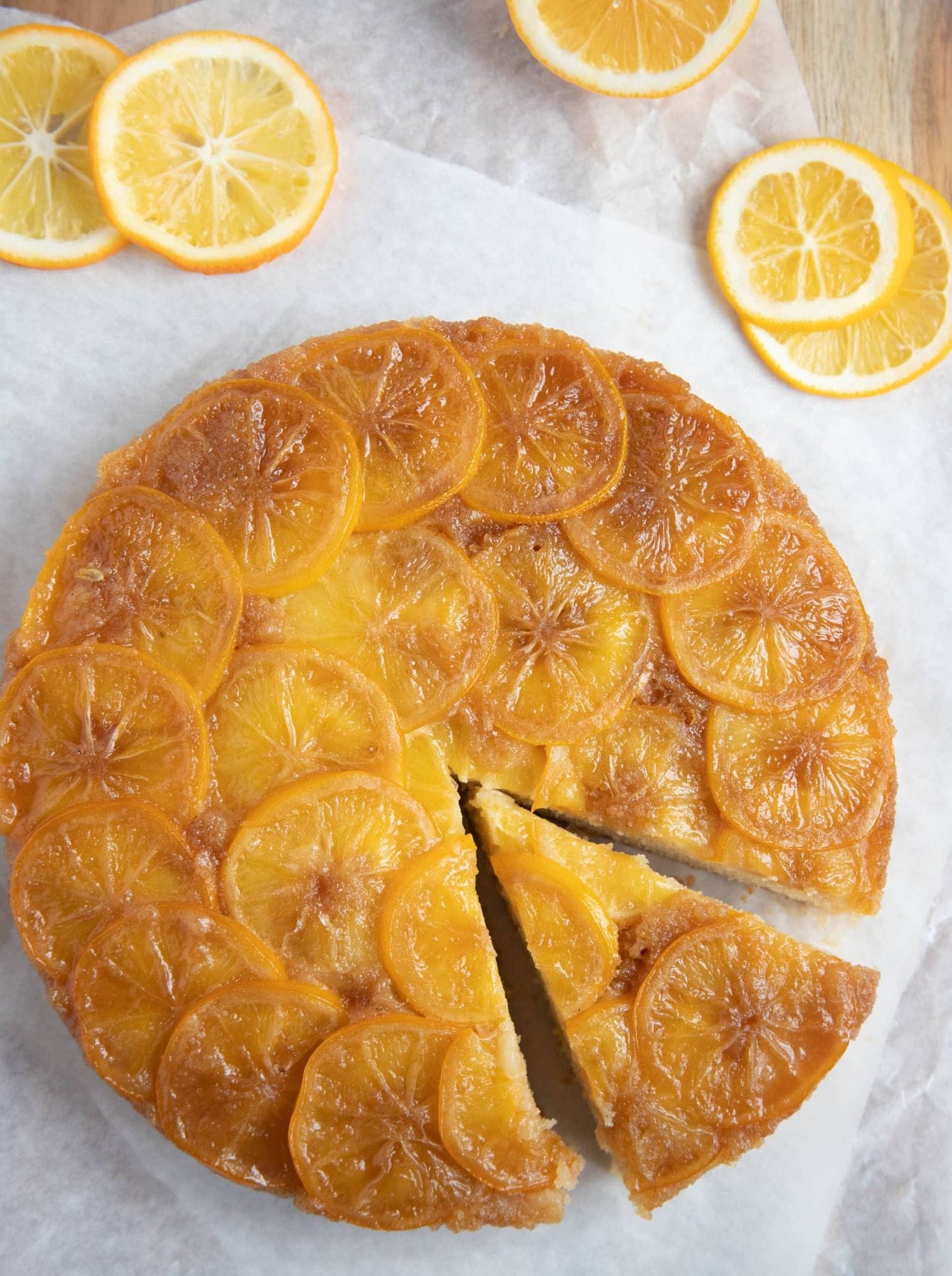 lemon upside down cake
