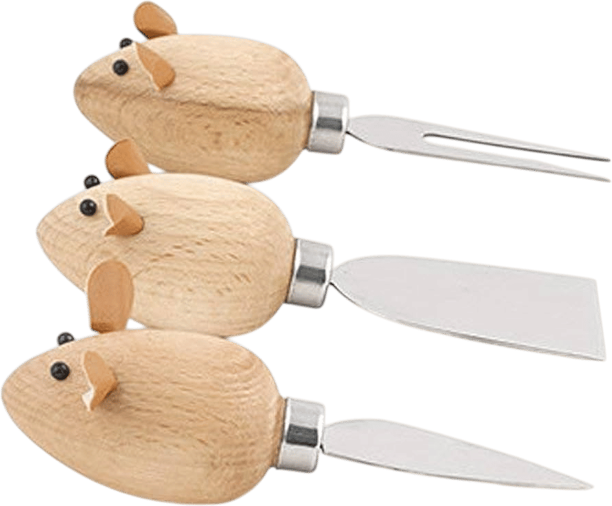 Mouse Cheese Knives