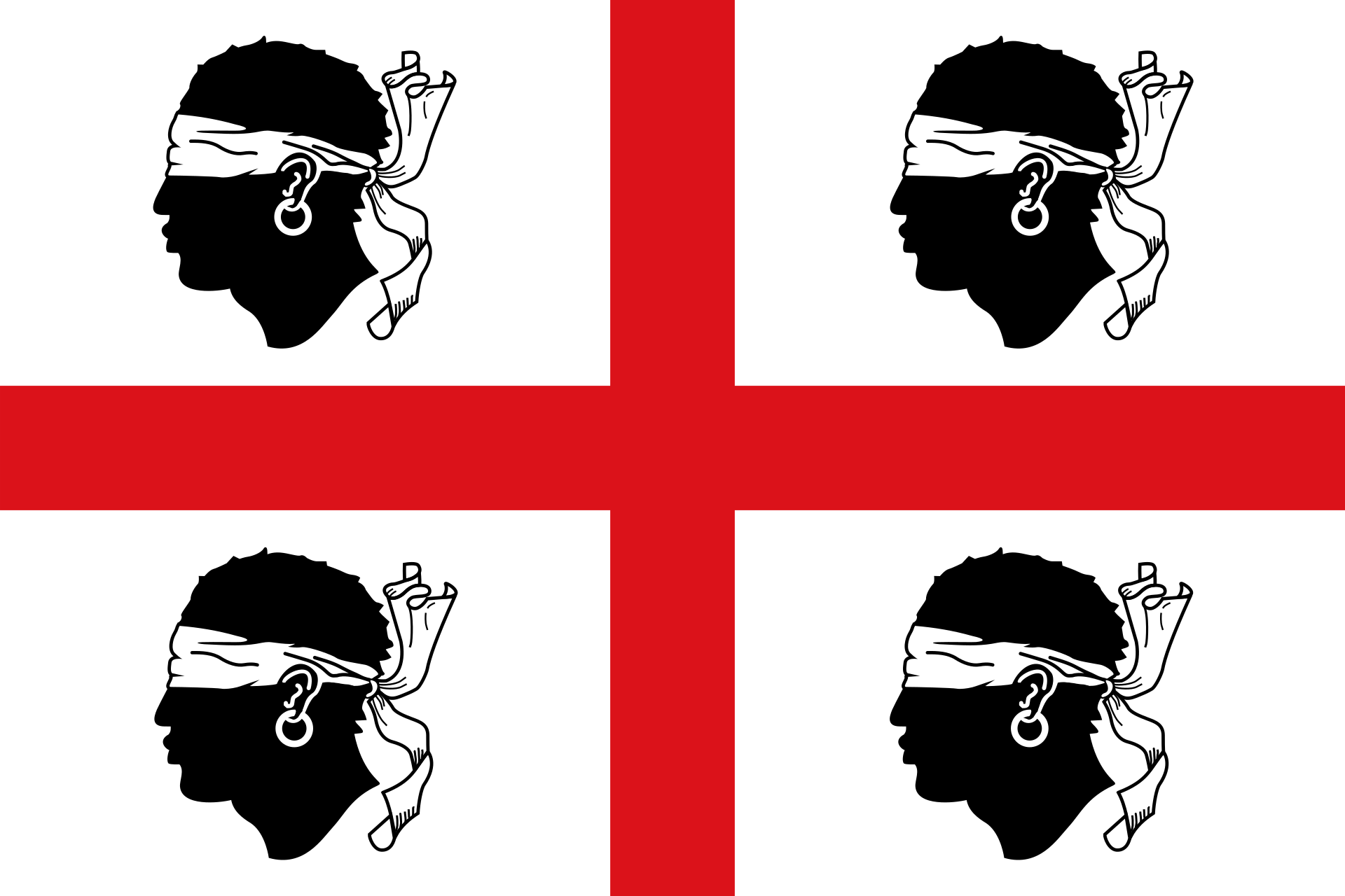 Flag of Sardinia (Pre 1999)