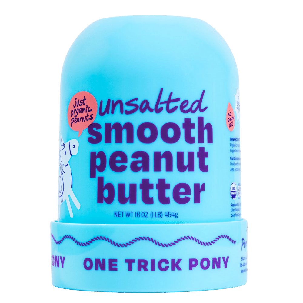 One Trick Pony Organic Unsalted Peanut Butter