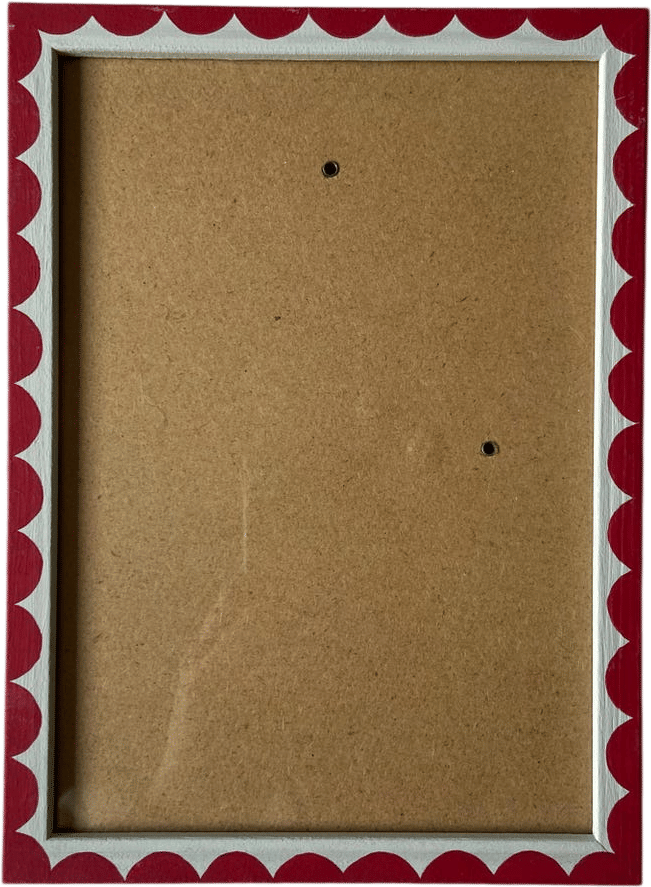 Colourful Scalloped Picture Frame