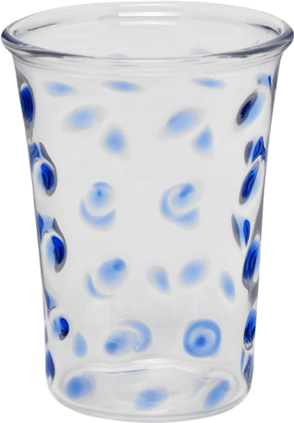 Dotty Hand-Blown Glass Tumblers (Set of 6)