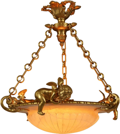 Cupids Chandelier by H. Beau (1890)