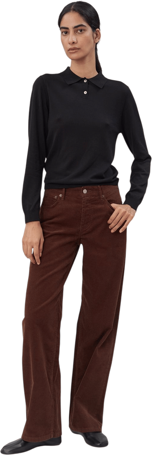 Still Here New York Everyday Jean in Chocolate Corduroy