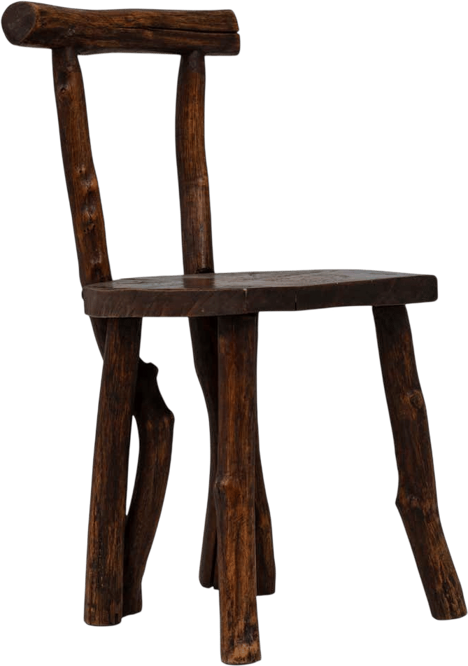 20th Century French Wooden Chair