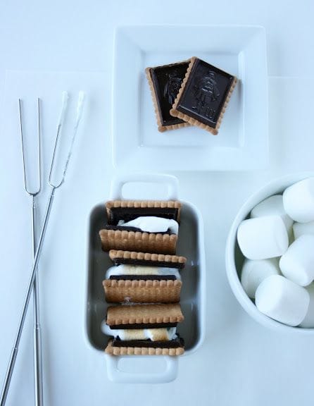 Making your s’mores with Petit Ecolier