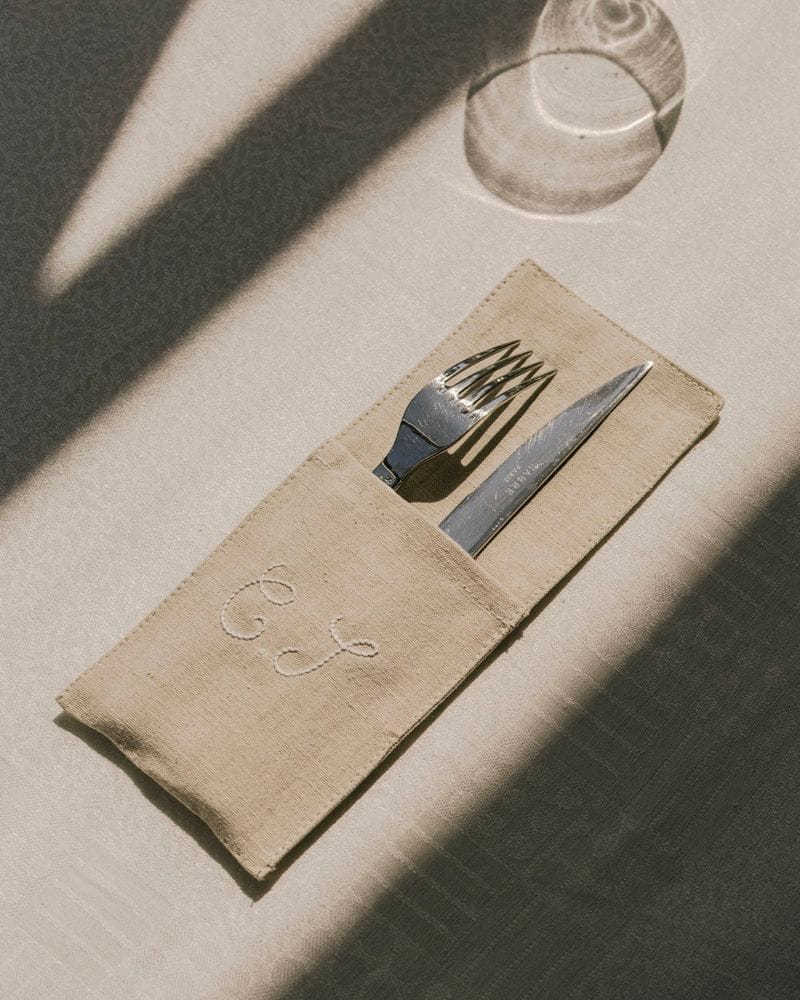 Cutlery Case With Initials