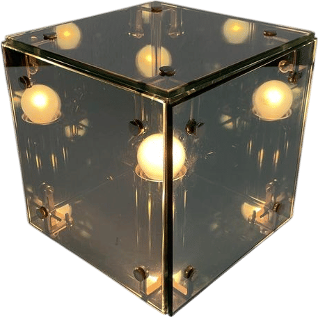 RARE Prismar Table Lamp by Gruppo A.R.D.I.T.I for Nucleo Sormani, Italy 1970's