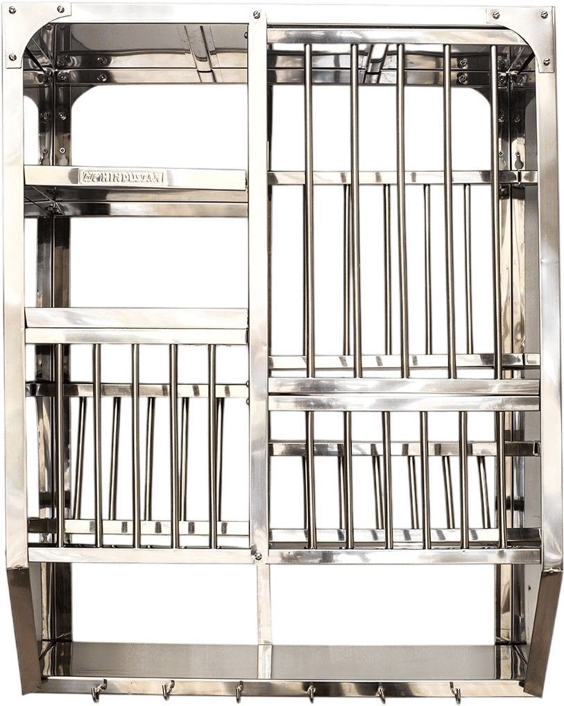 My Bombay Store Traditional Indian Plate Rack (76x60 cm)