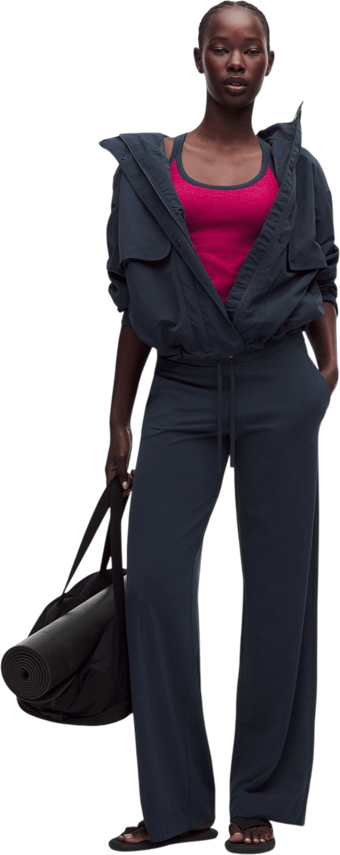 Lululemon Groove High-Rise Wide-Leg Pant Short