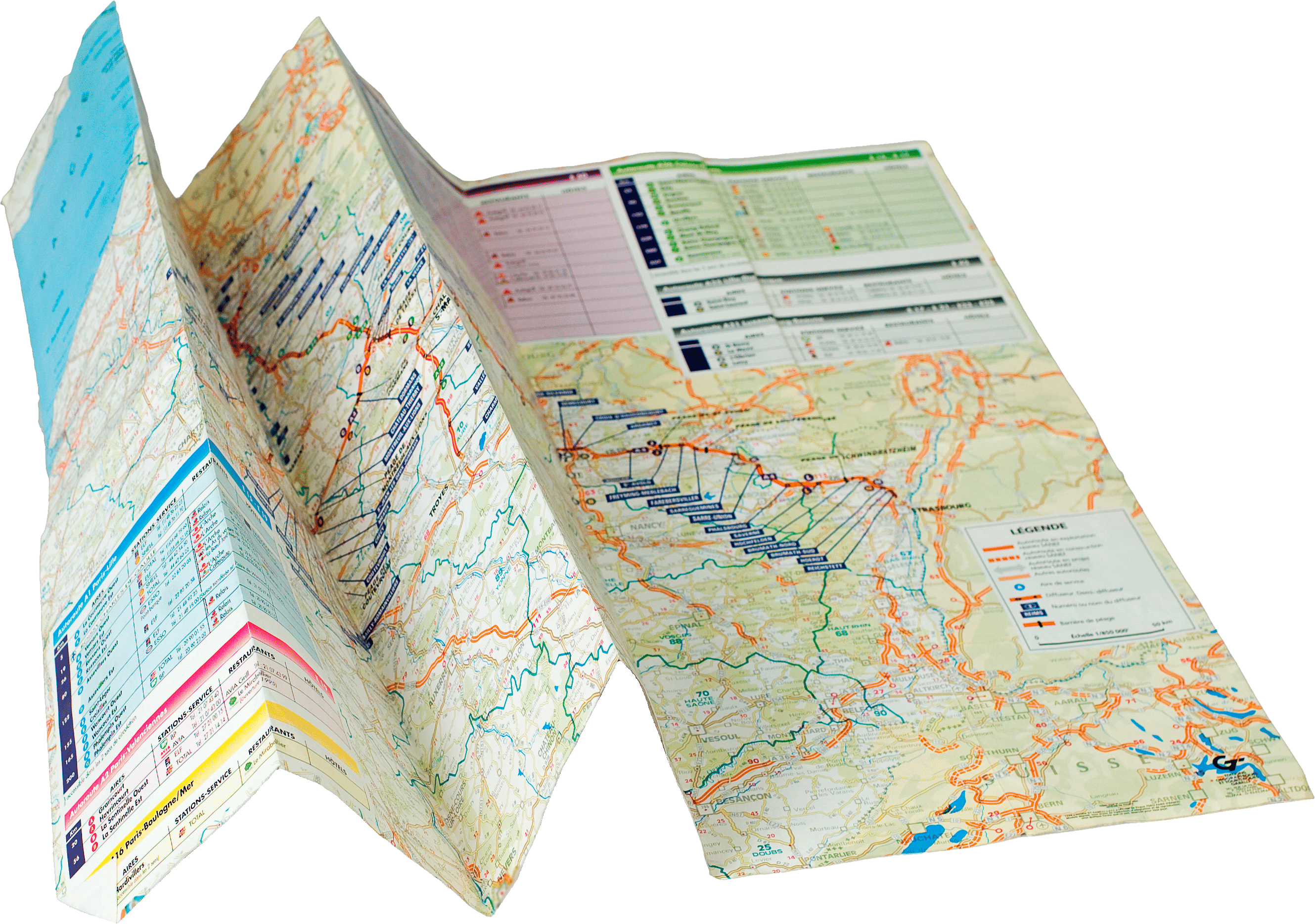 using a paper map