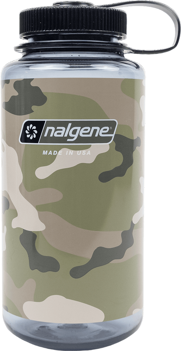 32oz Wide Mouth Camo Print Bottles